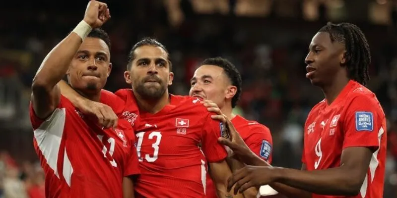 Các vị trí nổi bật trên sân của Thụy Sĩ vs Colombia